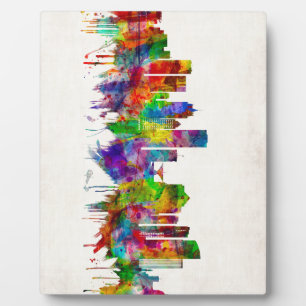 Placa Expositora Skyline Milwaukee Wisconsin