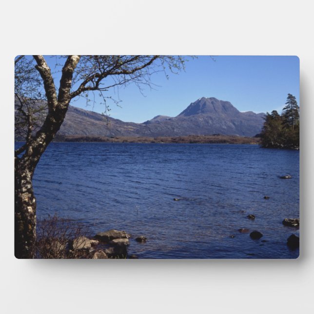 Placa Expositora Slioch Loch Maree Wester Ross Scotland (Frente)