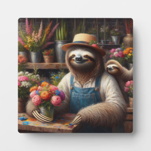 Placa Expositora Sloth Florist