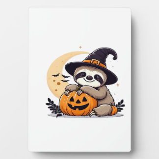 Placa Expositora Sloth Halloween Motif Cute Classic T-Shirt