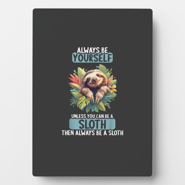 Placa Expositora Sloths Sloth T-Shirt (Frente)