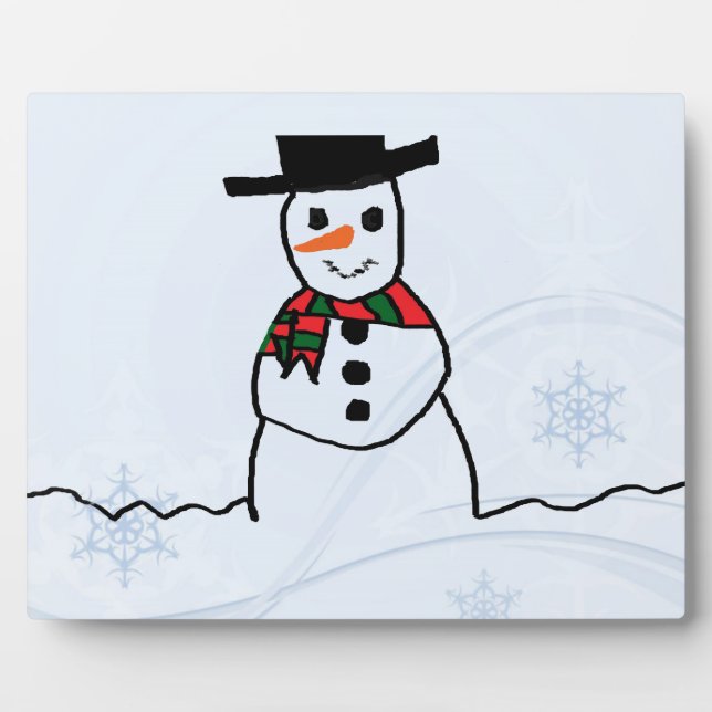 Placa Expositora Snowman (Frente)