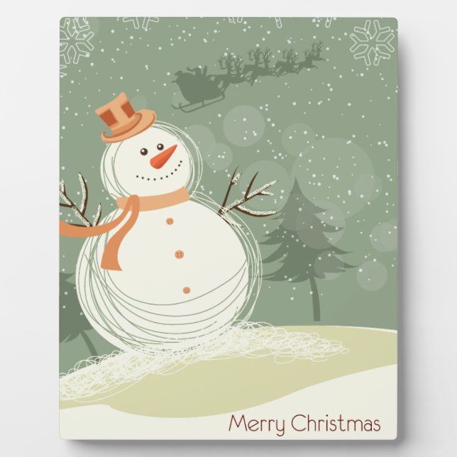 Placa Expositora Snowman (Frente)