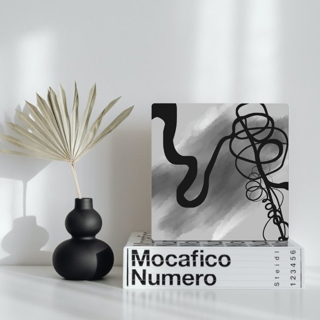 Placa Expositora Sobre la rejilla: Resumen gris, negro y blanco (Subido por el creador)