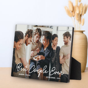 Placa Expositora Sobrecarga de guiones Mejor Pareja Personalizada F