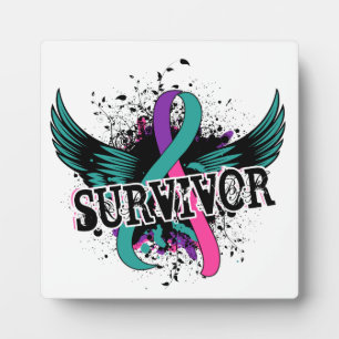 Placa Expositora Sobreviviente del cáncer tiroideo 16