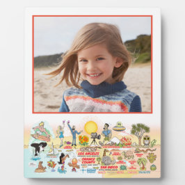 Placa Expositora SoCal personalizado 8x10