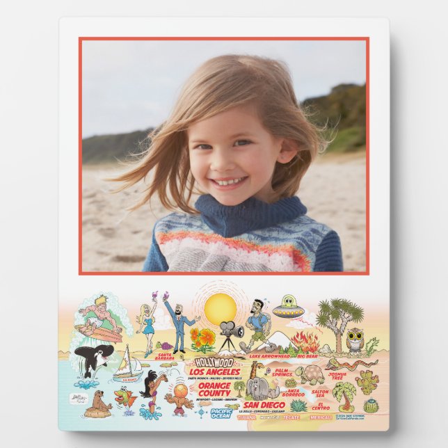 Placa Expositora SoCal personalizado 8x10 (Frente)