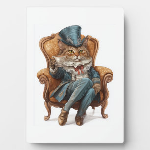 Placa Expositora Sociedad de Gatos Elegantes � Gatito Real Victoria