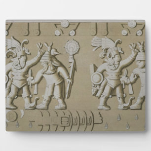 Placa Expositora Socorro a los antiguos guerreros aztecas, de The S