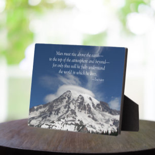 Placa Expositora Sócrates Cita Monte Rainier