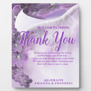 Placa Expositora Soft Violet Orchid gracias