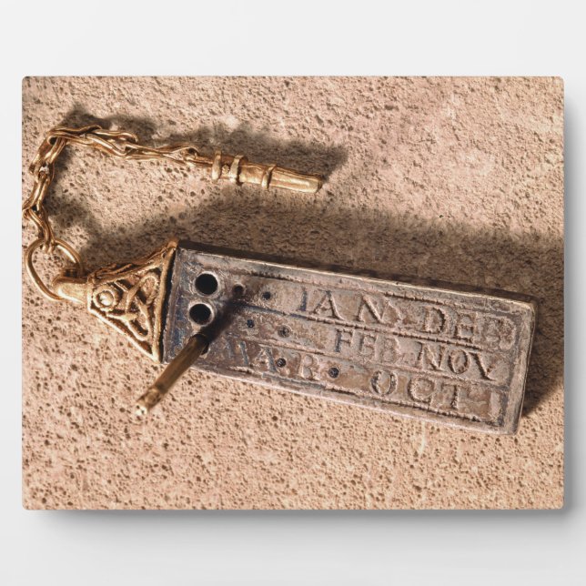 Placa Expositora Solar portátil, plata y oro, siglo X (d) (Frente)