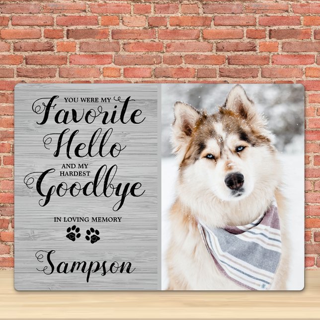 Placa Expositora Solidaridad en memoria de los mascotas Keepsake fo (Subido por el creador)