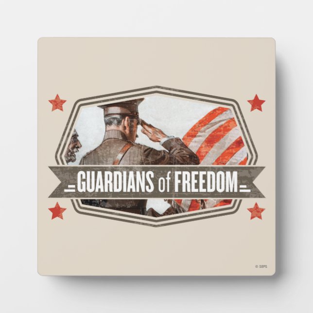 Placa Expositora Solider-Guardian of Freedom (Frente)