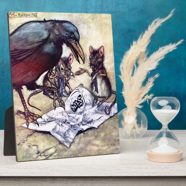 Placa Expositora Solomon Caw y sus asistentes (Lado)