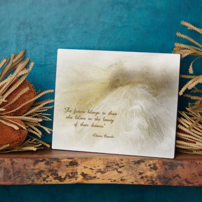 Placa Expositora Soñando en la plaza blanca (Lado)