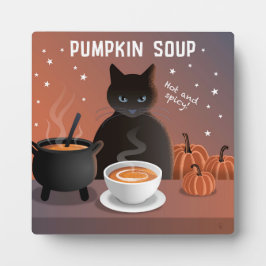 Placa Expositora Sopa de Calabaza