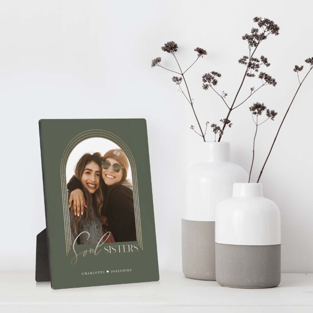 Placa Expositora Soul Sisters Elegant Arch Frame Photo Keepsake (Subido por el creador)