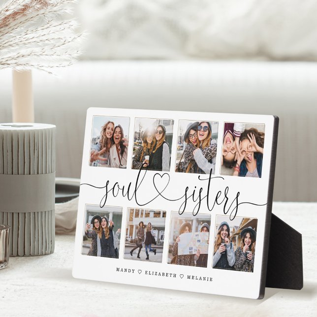 Placa Expositora Soul Sisters Script Gift For Friends Collage de fo (Subido por el creador)