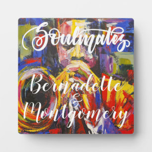 Placa Expositora Soulmates Personalizados Tabletop Easel Plaque