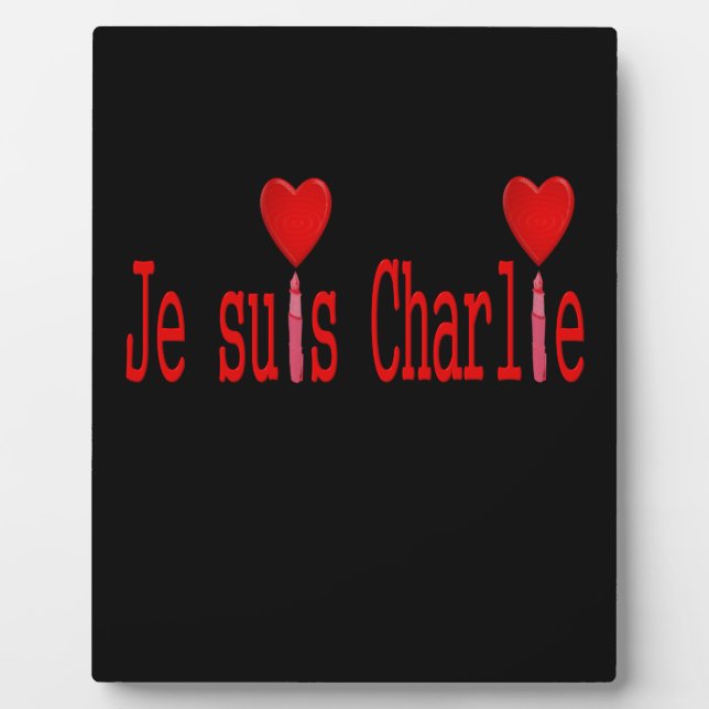 Placa Expositora Soy Charlie. (Frente)