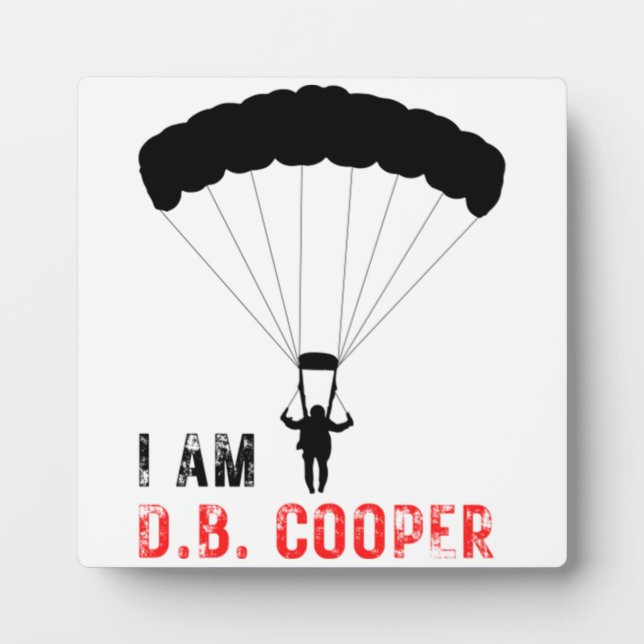 Placa Expositora SOY D.B. Cooper  (Frente)