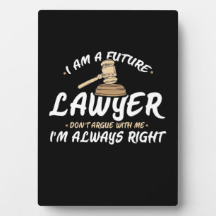 Placa Expositora Soy Un Futuro Abogado