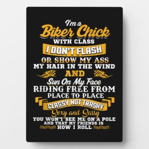Placa Expositora Soy un regalo para motociclistas