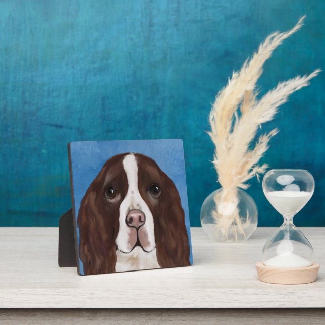 PLACA EXPOSITORA SPANIEL DE PRIMAVERA INGLESA    (in situ)