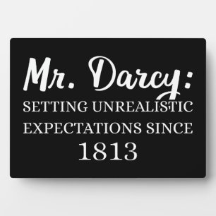 Placa Expositora Sr. Darcy: Expectativas poco realistas desde 1813 