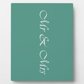 Placa Expositora Sr. y Sra. Typography