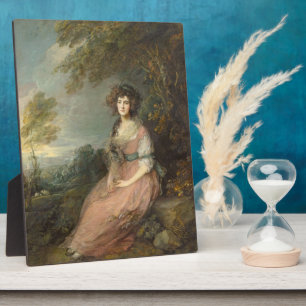 Placa Expositora Sra. Richard Brinsley Sheridan, 1785-87