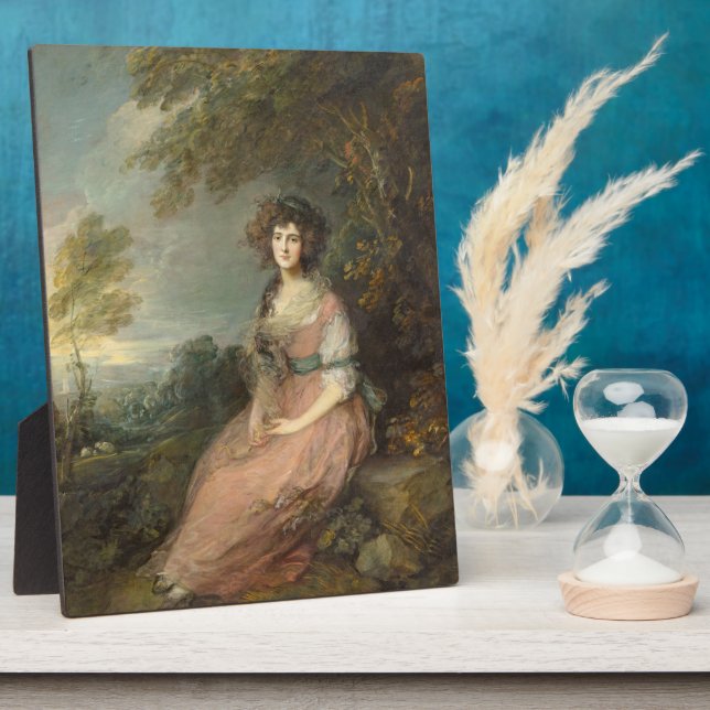 Placa Expositora Sra. Richard Brinsley Sheridan, 1785-87 (Lado)