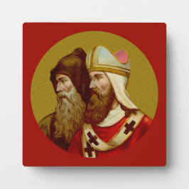 Placa Expositora SS. Cyril & Methodius (M 001) 5,25"x5,25" cuadrado