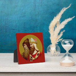 Placa Expositora SS. Cyril & Methodius (M 001) 5,25"x5,25" cuadrado