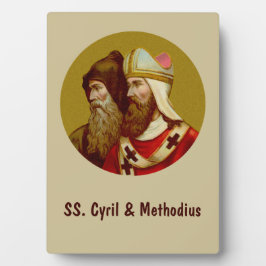 Placa Expositora SS. Cyril & Methodius (M 001) 5"x7" Vertical