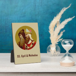 Placa Expositora SS. Cyril & Methodius (M 001) 5"x7" Vertical