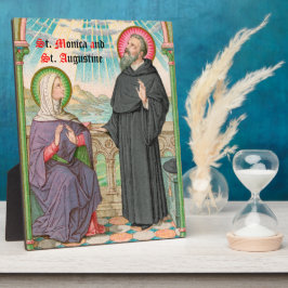 Placa Expositora SS. Monica y Agustina en Ostia (SAU 047)