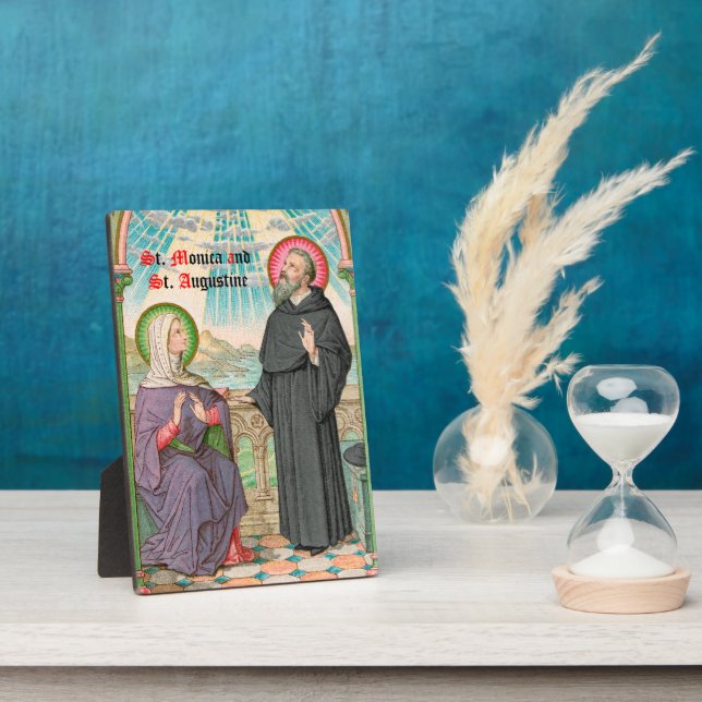 Placa Expositora SS. Monica y Agustina en Ostia (SAU 047) (Lado)