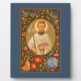 Placa Expositora St. Aloysius (PM 01) 8"x10" Plaque 1 con caballete