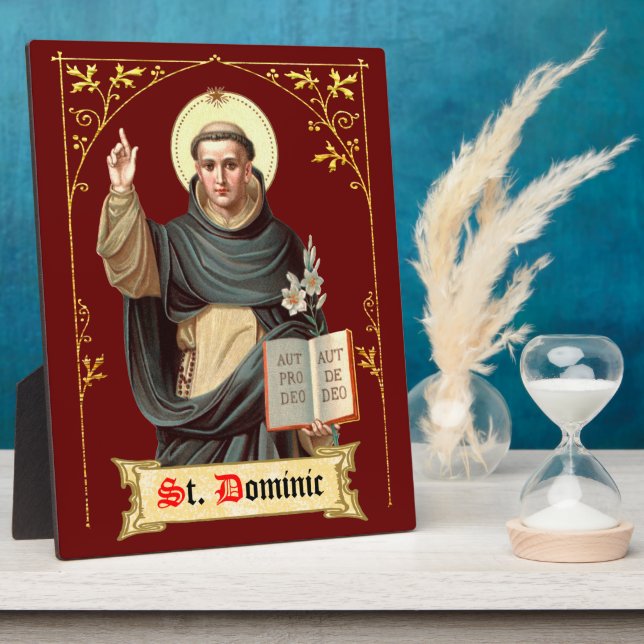 Placa Expositora St. Dominic predicando (BEN 002)  (Lado)