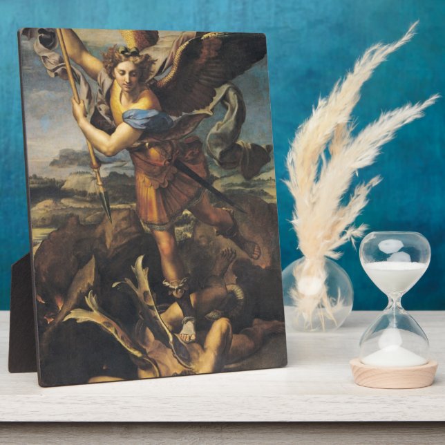 Placa Expositora St. Michael Abrumando al Demonio, 1518 (Lado)