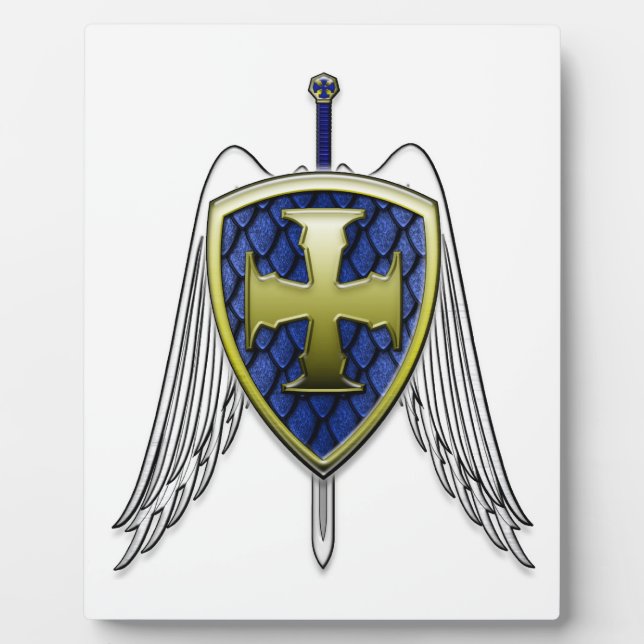 Placa Expositora St Michael - Dragon Scale Shield (Frente)