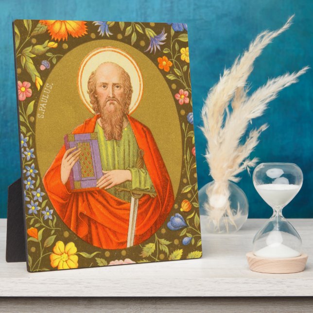 Placa Expositora St. Paul (PM 06) 8"x10" Plaque 2 con caballete (Lado)