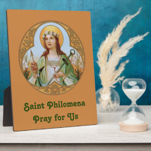 Placa Expositora St. Philomena (BK 005) 8"x10" Vertical