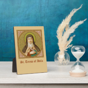 Placa Expositora St. Teresa de Ávila (SNV 27) (Imagen Cuadrada) 5"x
