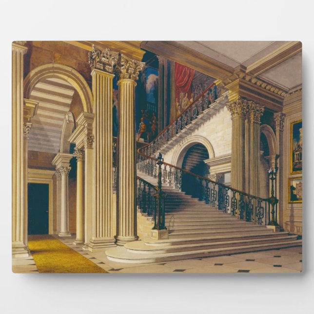 Placa Expositora Stair Funda, Buckingham House, de 'La historia de  (Frente)