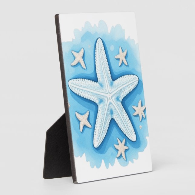 Placa Expositora Starfish in Blue (Lado)