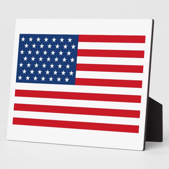 Placa Expositora Stars and Stripes USA (Lado)